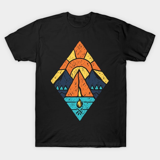 Camp Vibes T-Shirt by quilimo